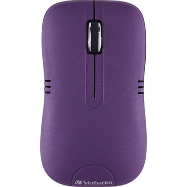 Verbatim Wireless Notebook Optical Mouse Commuter Series - Matte Purple - Optical - Wireless - Matte Purple - 1 Pack 99781