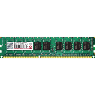 Transcend 4GB DDR3 1600 ECC-DIMM CL11 2Rx8 - For Server - 4 GB - DDR3-1600PC3-12800 DDR3 SDRAM - CL11 - 150 V - ECC - Unbuffered - - TS512MLK72V6N