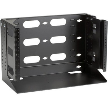 Black Box Wallmount Rack 12 with Swing Bracket and Adjustable Shelf - 6U Rack Height - Wall Mountable - 34 kg Maximum Weight Capacity RM095A-R2
