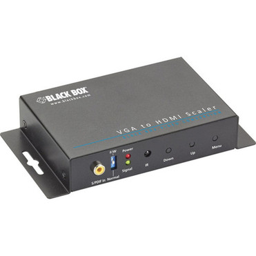 Black Box VGA-to-HDMI Converter Scaler with Audio - Functions Video Conversion Video Scaling De-interlace Noise Filtering - 1920 x AVSC-VGA-HDMI-R2