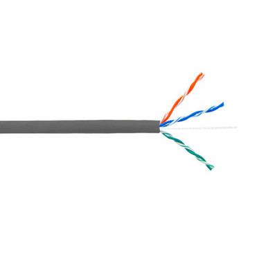 200ft 3 Pair Cat3 Solid UTP FT4CMRCL3 Bulk Cable - Grey FN-BK-C3SL-200GY 200ft 3 Pair Cat3 Solid UTP FT4CMRCL3 Bulk Cable - Grey FN-BK-C3SL-200GY