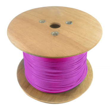 1000ft 4 Pair Cat5e 350MHz Stranded UTP FT4CMR Bulk Cable - Pink FN-BK-C5EST-4PK