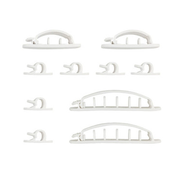 Cable Clips Multi-Pack - Adhesive - White 10 Pack FN-CC-AD10P-WH