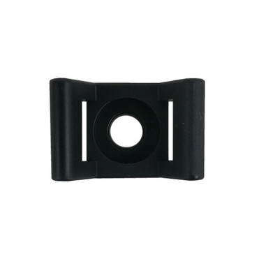 100pk Cable Tie Screw Mount Base 220x162x96mm - Black FN-CT-SM03-BK