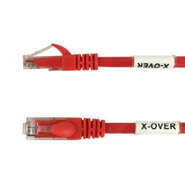 10ft RJ45 Cat5e Cross-Wired Patch Cable - Red FN-CAT5EX-10RD