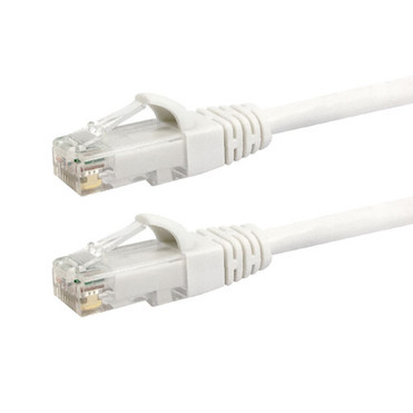 7ft RJ45 Cat6 550MHz Molded Patch Cable - White FN-CAT6-07WH