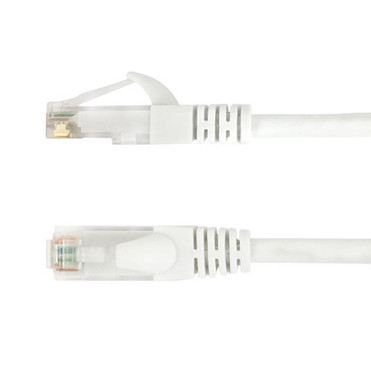 20ft RJ45 Cat6 550MHz Molded Patch Cable - White FN-CAT6-20WH