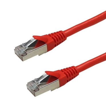 1ft Cat6a SSTP 10GB Molded Patch Cable - Red FN-CAT6AS-01RD