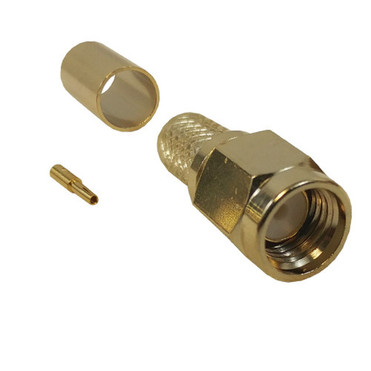 SMA Reverse Polarity Male Crimp Connector for LMR-240 50 Ohm FN-CN-12-240