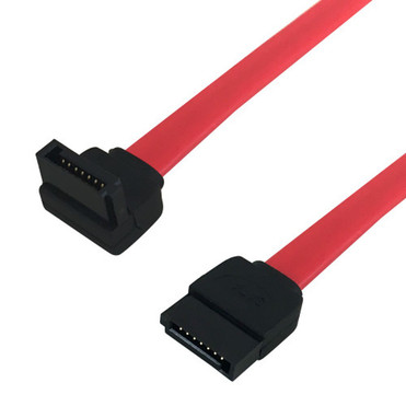 19 inch SATA to Right Angle SATA Cable - 7 pin to 7 pin FN-SA-110-19 19 inch SATA to Right Angle SATA Cable - 7 pin to 7 pin FN-SA-110-19
