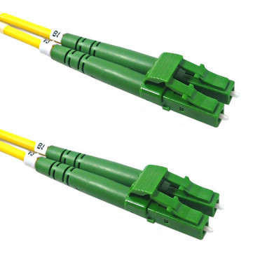10ft - 3m Fiber Singlemode Duplex LCAPC to LCAPC 9 micron - 3mm jacket LSZH FN-FO-208-10-LCA2