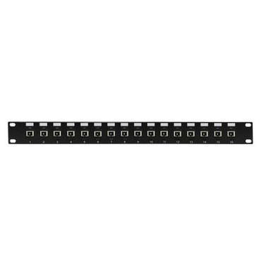 16-port SCSC Multimode 625u Simplex Patch Panel 19 Rackmount 1U FN-PP-FO504-16