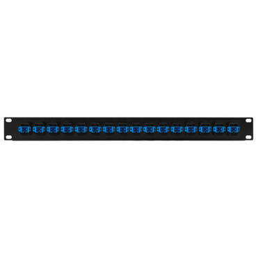 16-port SCSC Singlemode 9u Simplex Patch Panel 19 Rackmount 1U FN-PP-FO604-16
