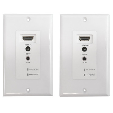 HDMI Wall Plate Extender Over One  Cat5e6 UTP Cable 60M - IR  3D support FN-VE-HDMI-011