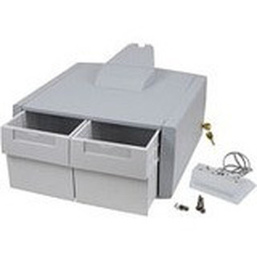 Ergotron SV44 Primary Double Tall Drawer for LCD Carts - 4536 g Weight Capacity - 18 Length x 18 Width x 13 Height - Gray White 97-977 Ergotron SV44 Primary Double Tall Drawer for LCD Carts - 4536 g Weight Capacity - 18 Length x 18 Width x 13 Height - Gray White 97-977