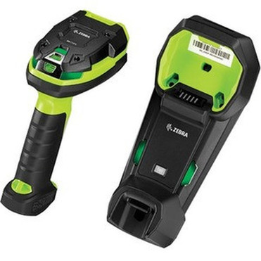 Zebra DS3608-ER Handheld Barcode Scanner - Cable Connectivity - 1D 2D - Imager - Industrial Green Black DS3608-ER3U4602ZVW