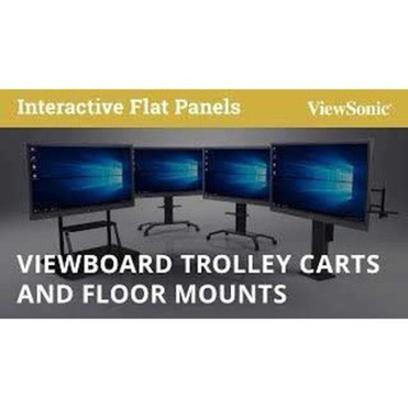 ViewSonic VB-STND-001 Display Stand - 6340 161036 mm Height x 5120 130048 mm Width x 2560 65024 mm Depth - Floor VB-STND-001