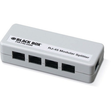 Black Box RJ-45 Modular Splitter 5-Position 8 x 8 Unshielded A Pinning - Network RJ-45 FM800-R2