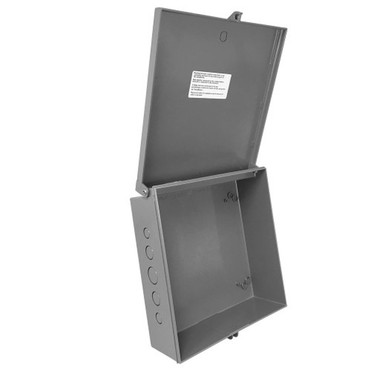 Enclosure Box 12 x 12 x 4 IndoorOutdoor Non-Metallic NEMA 3R Rated - Grey FN-EB-1212-GY