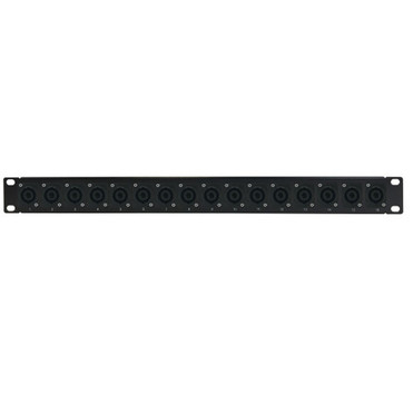 16-Port speakON patch panel 19 inch rackmount 1U FN-PP-SPK-16