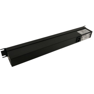 19 Inch 8 Outlet Horizontal Rack Mount Power Strip - C14 Inlet C13 Front Receptacles FN-1582T8E1BK
