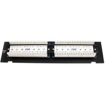 StarTechcom 1U 12 Port Wall Mount Cat5e 110 Patch Panel - 45 Degree - 12 x RJ-45 PANEL4512