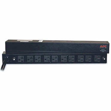 APC Basic Rack 288kVA PDU - 10 x NEMA 5-20R - 288kVA - 1U 19 Rack-mountable AP9560