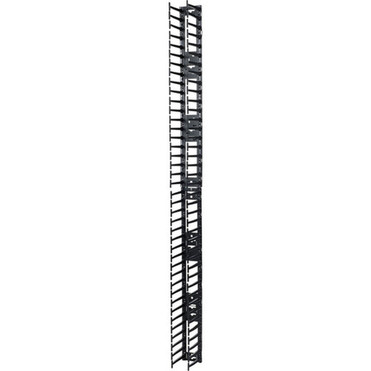 APC by Schneider Electric Vertical Cable Manager for NetShelter SX 750mm Wide 42U Qty 2 - Black - 2 Pack - 42U Rack Height AR7580A
