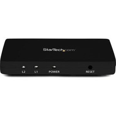 StarTechcom HDMI Splitter 1 In 2 Out - 4k 30Hz - 2 Port - Aluminum - HDMI Multi Port - HDMI Audio Splitter - 30 Hz to 30 Hz - 3840  ST122HD4K