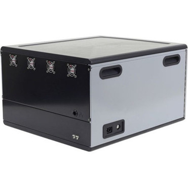 Ergotron Zip12 Charging Desktop Cabinet - Up to 14 Screen Support - 14 35560 mm Height x 22 55880 mm Width x 2450 62230 - DM12-1012-1