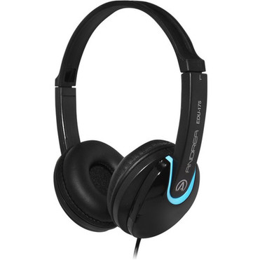 Andrea EDU-175 On-Ear Stereo Headphone - Stereo - Mini-phone - Wired - 32 Ohm - 50 Hz 20 kHz - Over-the-head - Binaural - Circumaural C1-1030100-1