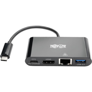 Tripp Lite U444-06N-H4GUB-C Docking Station - for NotebookTablet PCDesktop PCSmartphone - 60 W - USB Type C - 2 x USB Ports - 1 x - U444-06N-H4GUBC