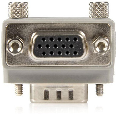 StarTechcom VGA adapter cable - Type 1 - right angle VGA m - VGA f - 1 x HD-15 Male VGA - 1 x HD-15 Female VGA - Gray GC1515MFRA1 StarTechcom VGA adapter cable - Type 1 - right angle VGA m - VGA f - 1 x HD-15 Male VGA - 1 x HD-15 Female VGA - Gray GC1515MFRA1