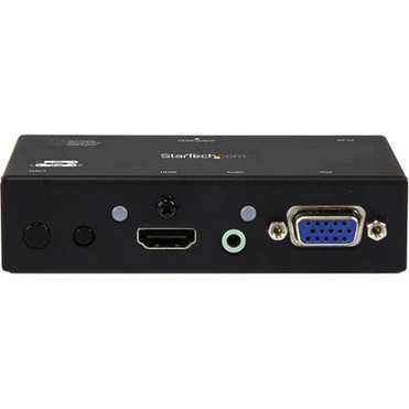 StarTechcom 2x1 VGA  HDMI to HDMI Switch  Selector Box - 1080p Multi Video Input Automatic Switcher - 2 Computers In 1 Monitor Out VS221VGA2HD