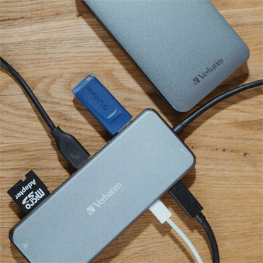 Verbatim 8GB Premium microSDHC Memory Card with Adapter UHS-I V10 U1 Class 10 - 30 MBs Read - 10 MBs Write - Lifetime Warranty 44081