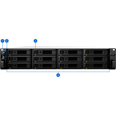 Synology RackStation RS3618xs SANNAS Storage System - Intel Xeon D-1521 Quad-core 4 Core 240 GHz - 12 x HDD Supported - 144 TB HDD RS3618XS Synology RackStation RS3618xs SANNAS Storage System - Intel Xeon D-1521 Quad-core 4 Core 240 GHz - 12 x HDD Supported - 144 TB HDD RS3618XS