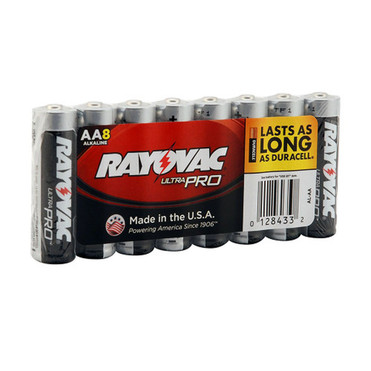 Rayovac AA Industrial Alkaline Batteries - AL-AA 8 per pack FN-BT-ALK-AA-8