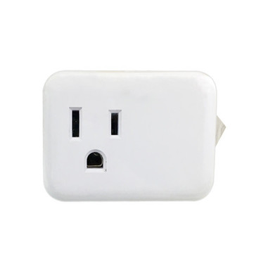 1 Outlet Energy Saver Tap with OnOff Switch FN-PB-001-WH