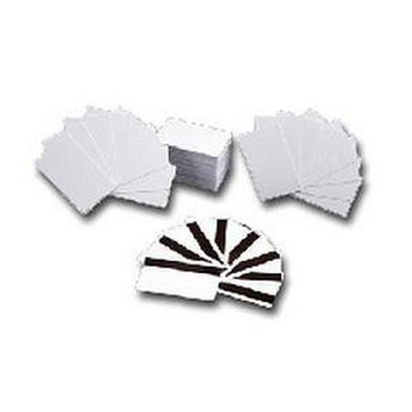 Zebra Premier Magnetic Stripe Card - Magnetic Stripe Card - 212 Width x 338 Length - 500 - White - Polyvinyl Chloride PVC 104523-113
