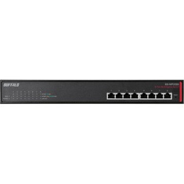 Buffalo Multi-Gigabit 8 Ports Business Switch BS-MP2008 - 8 Ports - 2 Layer Supported - Twisted Pair - Desktop Rack-mountable - BS-MP2008
