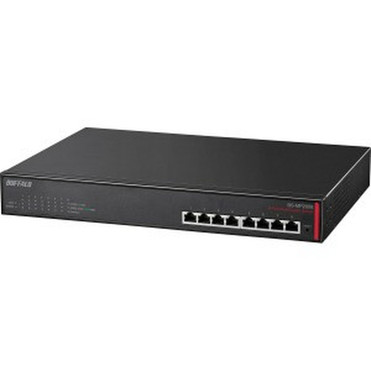 Buffalo Multi-Gigabit 8 Ports Business Switch BS-MP2008 - 8 Ports - 2 Layer Supported - Twisted Pair - Desktop Rack-mountable - BS-MP2008