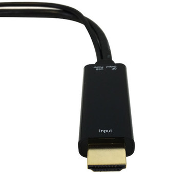 6 inch HDMI Male to DisplayPort Female 4K Adapter Active - Black FN-AD-HDMI-DP-A