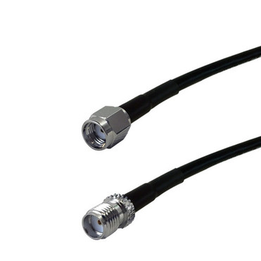 1ft RG174 SMA-RP Reverse Polarity Male to SMA Female Cable FN-RF0-1211-01