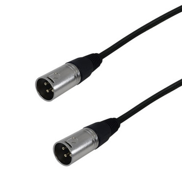 15ft Premium  3-Pin XLR DMX Male To Male Cable FN-DMX-3MM-015