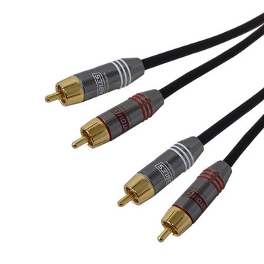 100ft Premium  Dual Channel RCA Male to Male Audio Cable FN-RCA2-100 100ft Premium  Dual Channel RCA Male to Male Audio Cable FN-RCA2-100