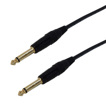 15ft Premium TS Mono Male to TS Mono Male InstrumentGuitar Cable FN-TS1-15