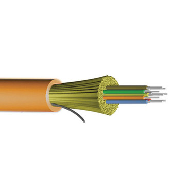 12-fiber 50 Micron Multimode OM2 IO AFL Corning ClearCurve OFNP per meter - Orange FN-BK-F12D-OM2-P