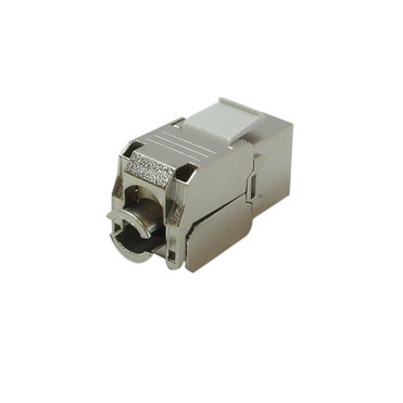 RJ45 Cat6a Slim Profile Jack 110 PunchTool-Less Shielded - Stainless Steel FN-JK-C6A-SS RJ45 Cat6a Slim Profile Jack 110 PunchTool-Less Shielded - Stainless Steel FN-JK-C6A-SS