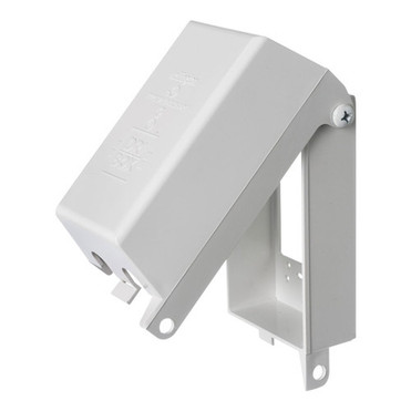 Outdoor Weather Proof Outlet Box Single Gang White FN-WP-BOX1-OD