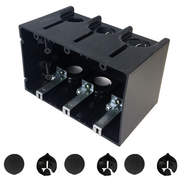 Outlet Box Triple Gang - Power or Low Voltage New  Existing Construction FN-WP-BOX3-OL
